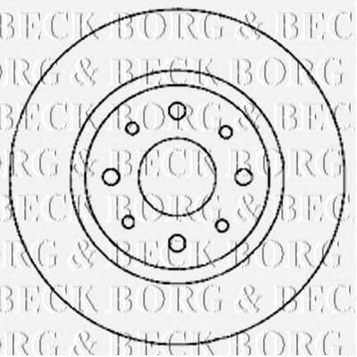 BORG & BECK bbd4761 -  Тормозной диск
